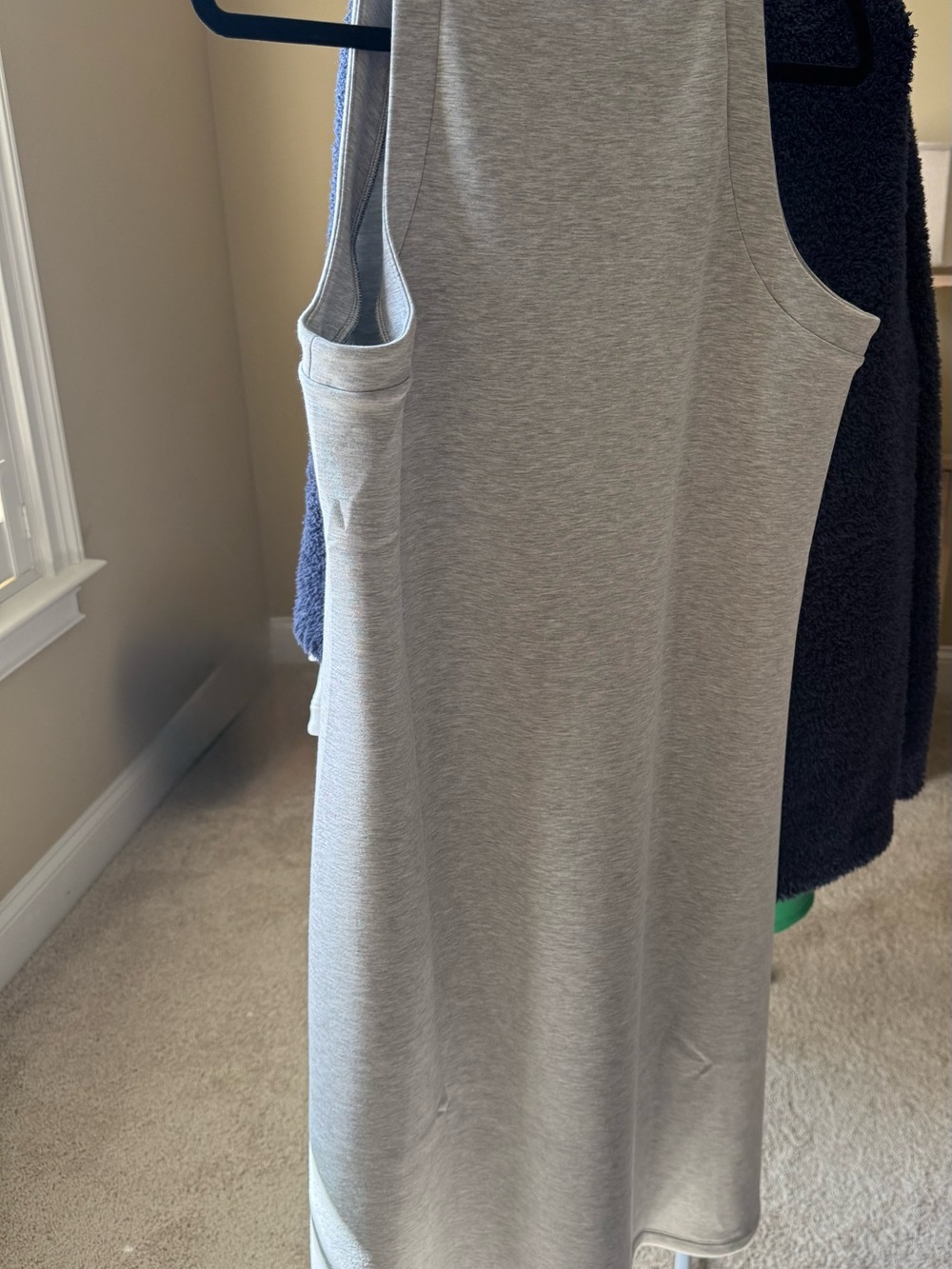Sleeveless Gray Shift Dress - Everyday Casual